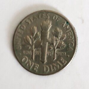 1967 US Roosevelt 10 Cent Coin